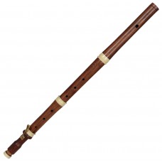Baroque Flute Transverse | GA Rottenburgh | 415| Foot-Register | Cocobolo Wood